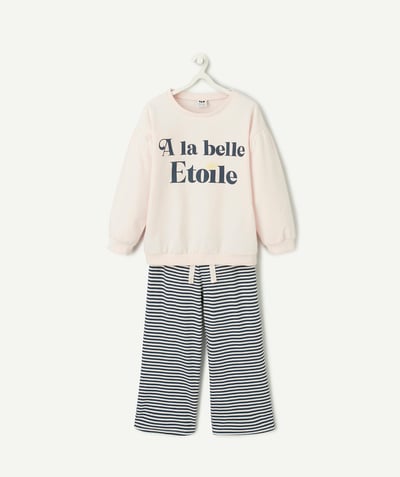 CategoryModel (8826206978190@232)  - Pyjama long fille en coton et à rayures