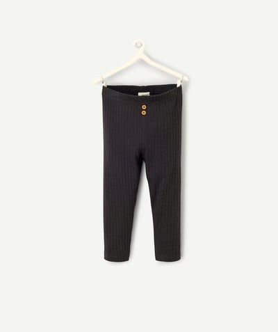 CategoryModel (8827517567118@9)  - Black ribbed baby boy jeggings