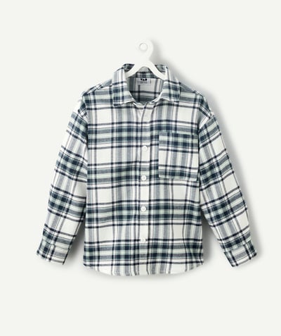 CategoryModel (8827517567118@9)  - Boy's plaid shirt, long sleeves