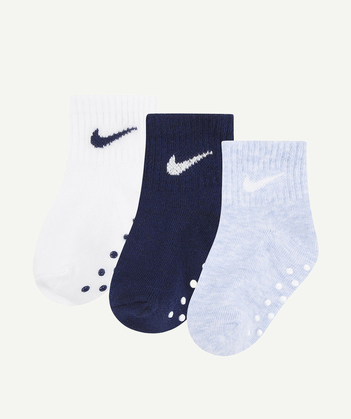   - pack of 3 pairs of core swoosh ankle gripper socks