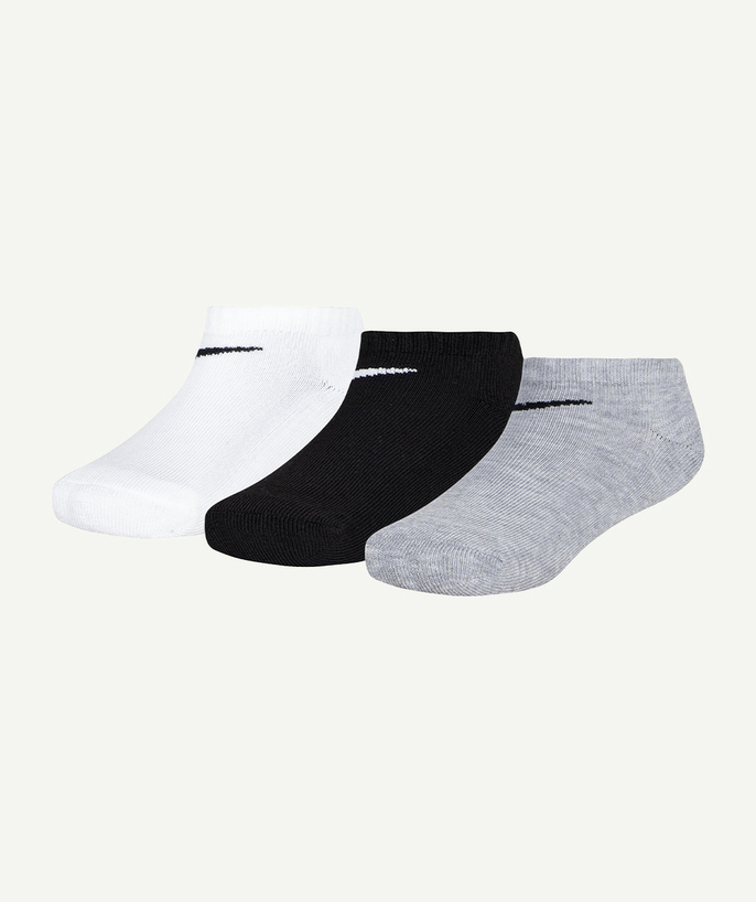   - set of 3 pairs of low socks basic pack no show