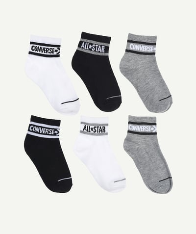 CategoryModel (8827452096654@3)  - pack of 6 pairs of CHN BASIC WORDMARK QTR socks