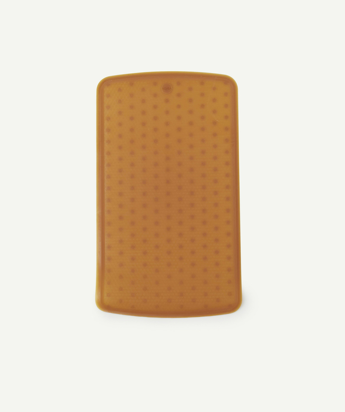   - TAPIS DE BAIN NATUREL ORANGE BÉBÉ