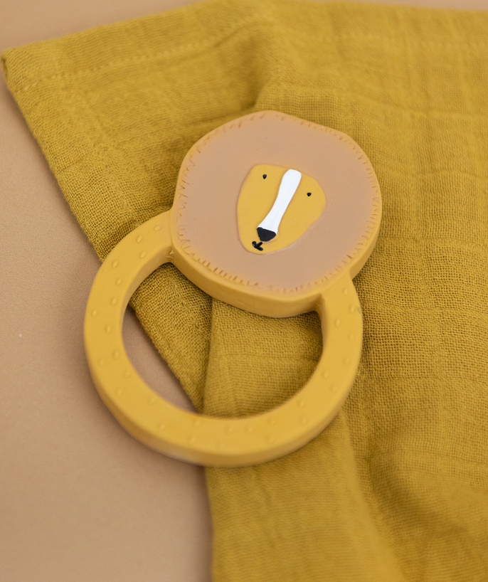   - BABY'S NATURAL RUBBER LION TEETHING RING