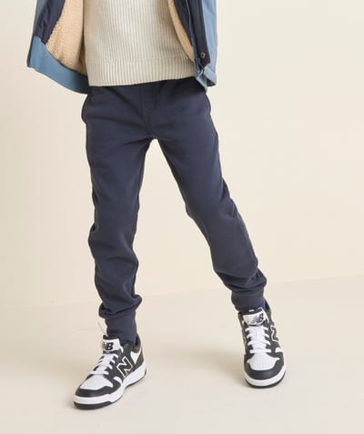 CategoryModel (8826305740942@171)  - NAVY BLUE KNIT JOGGING PANTS FOR BOYS