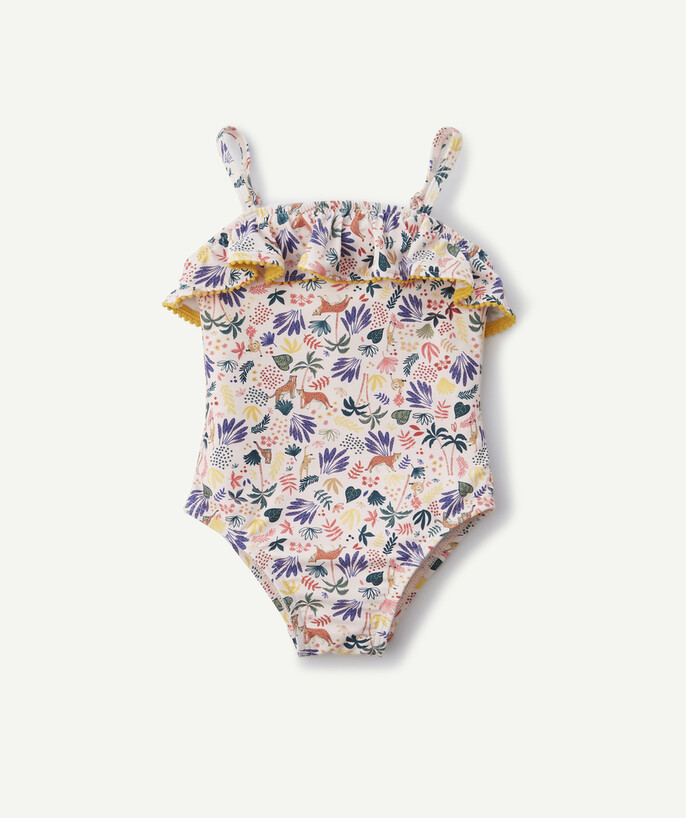   - ONE-PIECE PINK SWIMSUIT IN RECYCLED FIBRES