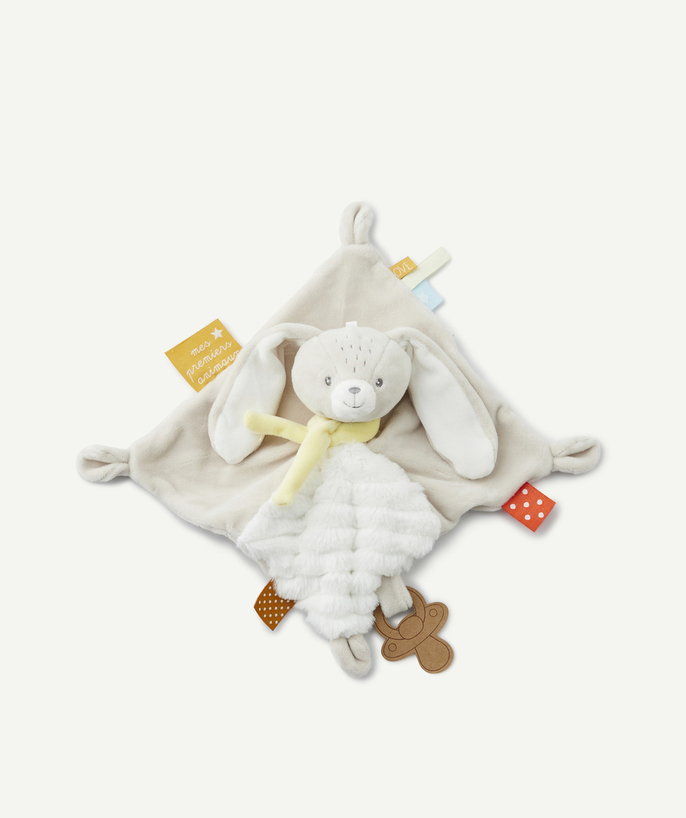   - GREAT AND WHITE VELVET RABBIT HANDKERCHIEF-STYLE SOFT TOY