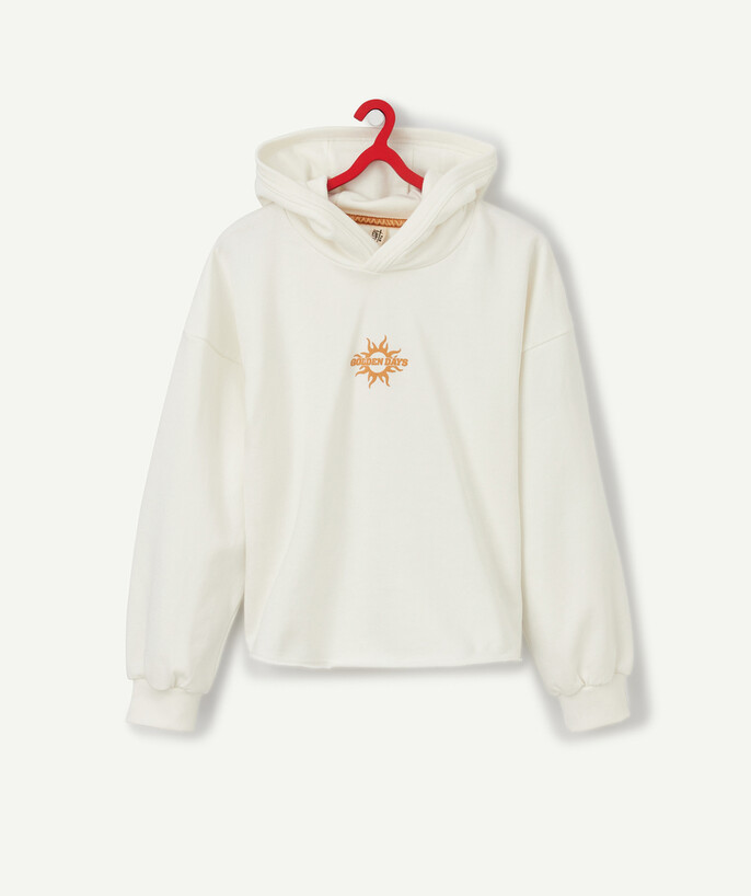   - THE OVERSIZED WHITE COTTON HOODIE