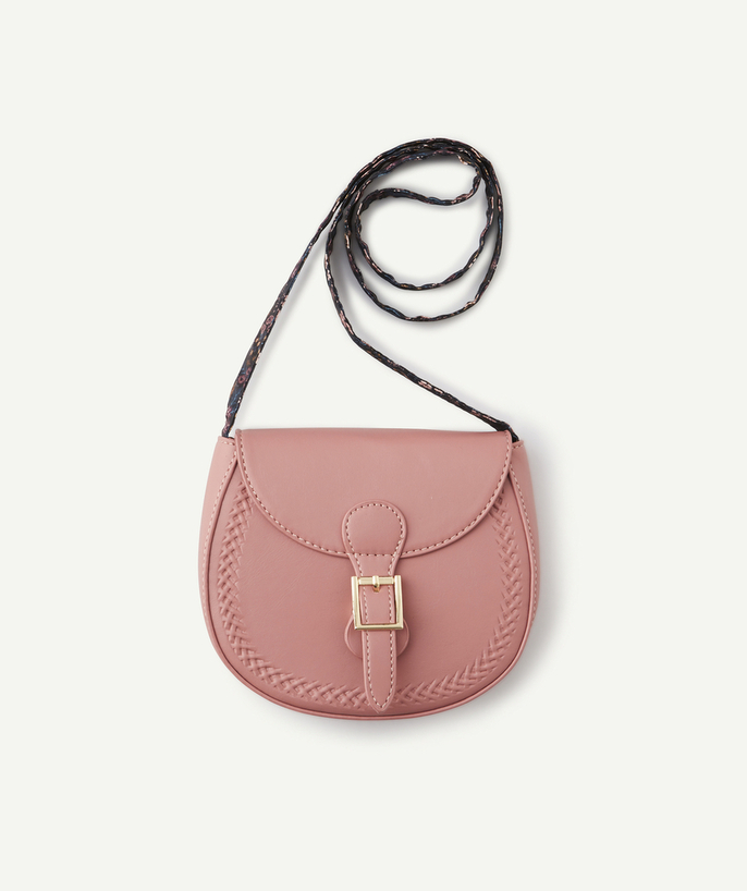   - OLD PINK SHOULDER BAG ROUND SHAPE GIRL