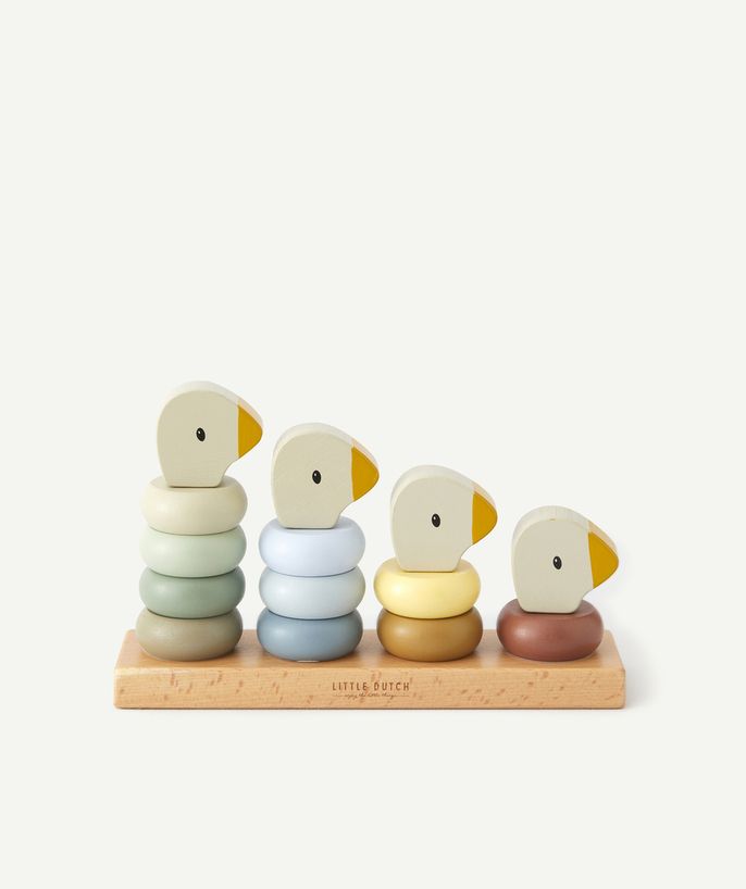   - STACKING WOODEN GOOSE FAMILY FOR BABIES