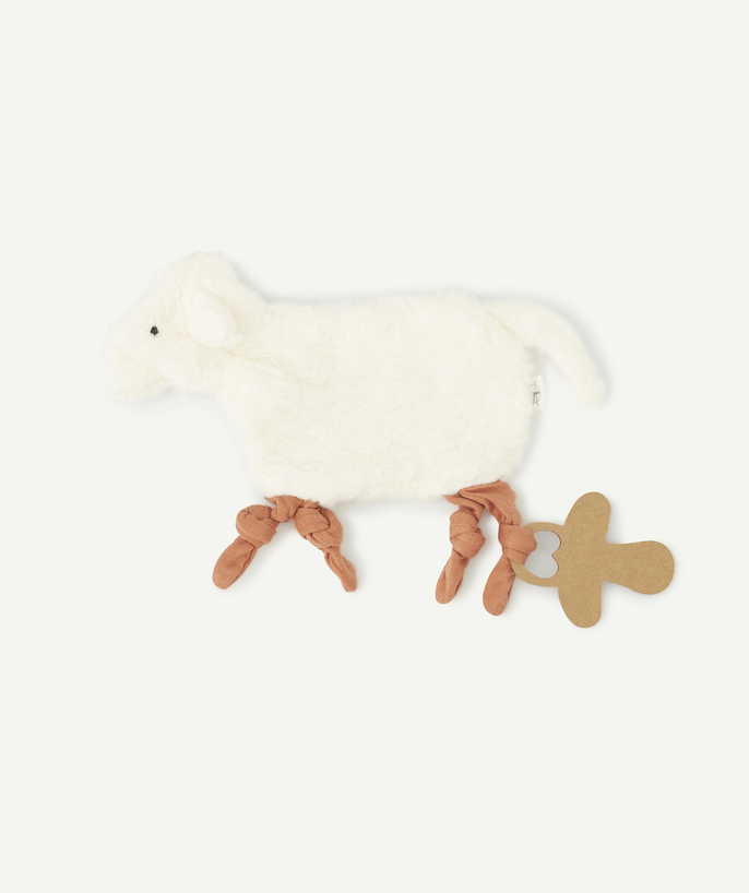   - ORGANIC COTTON SHEEP CUDDLY TOY FOR BABIES