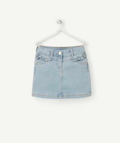 CategoryModel (8821761573006@30866)  - GIRLS' STRAIGHT LOW IMPACT DENIM SKIRT