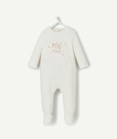 Pyjama velours Esmée naissance pour bébé fille