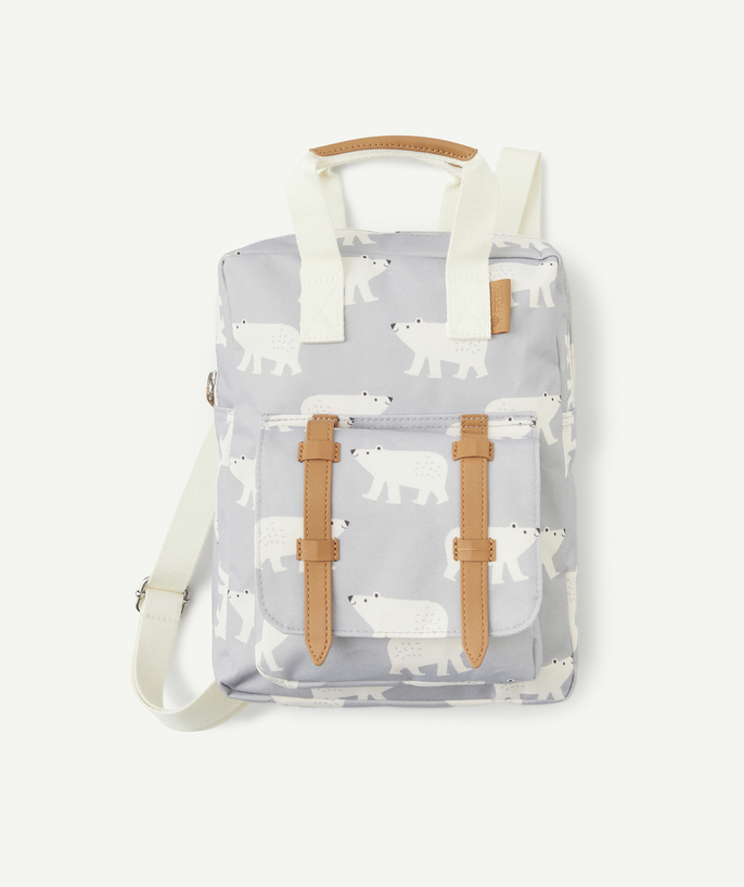   - CHILD'S POLAR BEAR BACKPACK IN RECYCLED PLASTIC