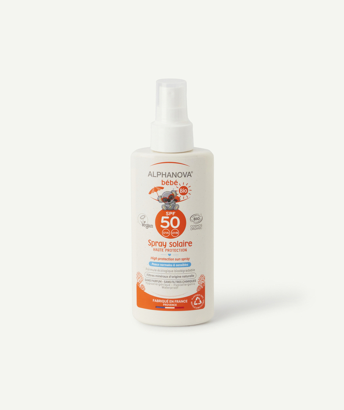   - SPRAY SOLAIRE SPF50 POUR BÉBÉ