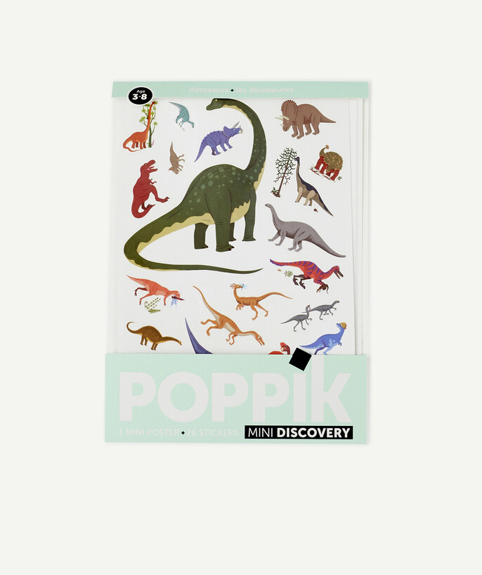   - DINOSAUR MINI POSTER WITH 26 STICKERS