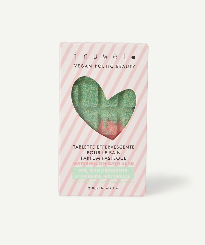   - GIRL'S WATERMELON EFFERVESCENT BATH SLAB