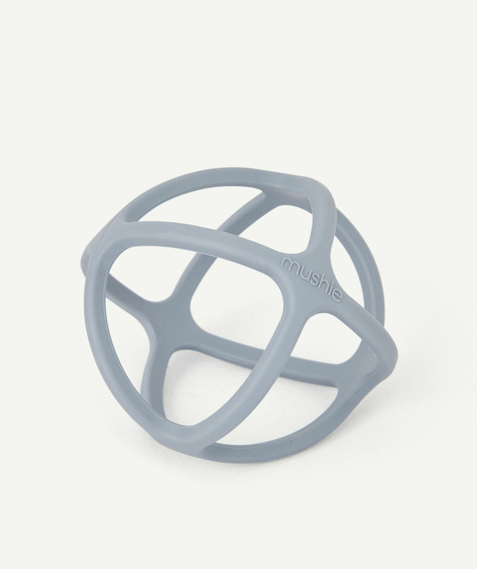   - BABY'S GREY SILICONE TEETHING BALL