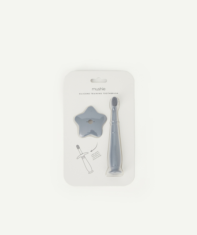   - BABY'S GREY STAR SILICONE TOOTHBRUSH