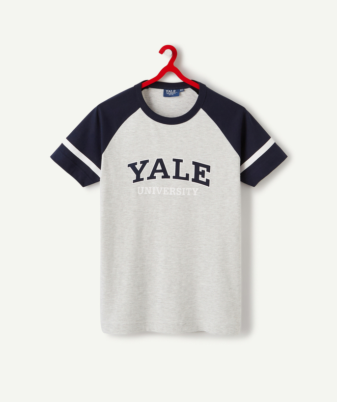   - YALE UNIVERSITY ® - THE BLUE AND GREY ORGANIC COTTON T-SHIRT