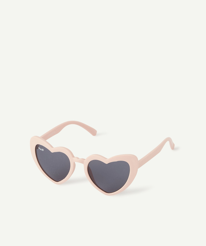   - PAIR OF PINK HEART-SHAPED SUNGLASSES