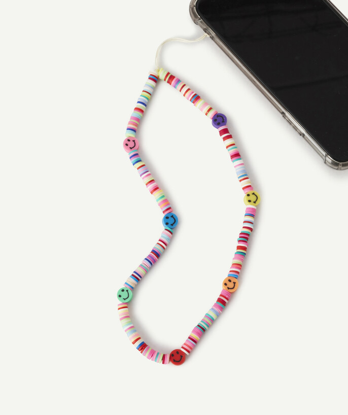   - TELEPHONE CORD WITH A COLOURED SMILEY