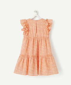 Robe qui Tourne Bleu Roi Fleurie, Filles 2-14 ans