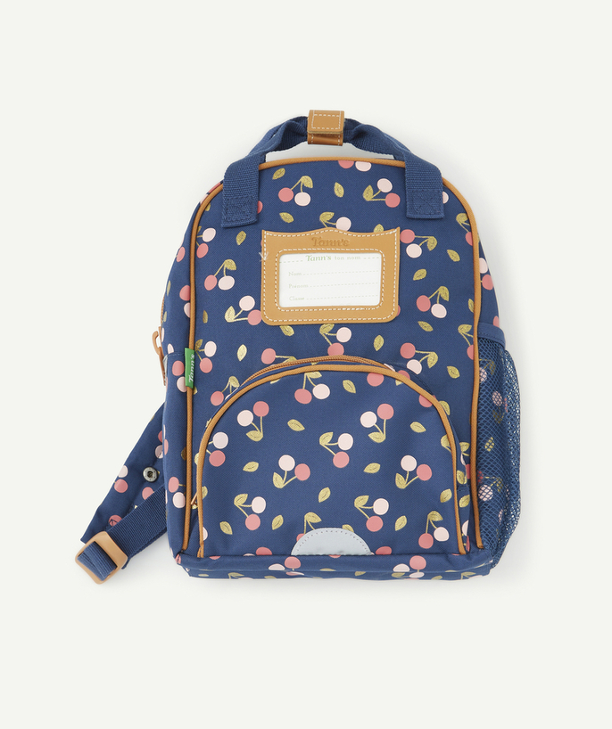   - BLUE CHERRY PRINT RUCKSACK