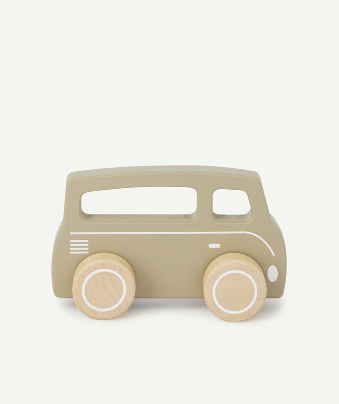   - OLIVE WOODEN VAN