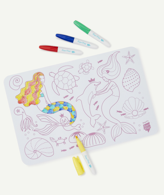   - SILICONE MERMAID COLOURING SET