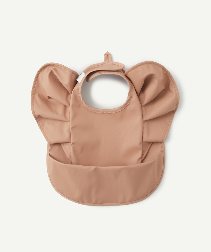   - BAVOIR TERRACOTTA CIRÉ AVEC VOLANTS BÉBÉ