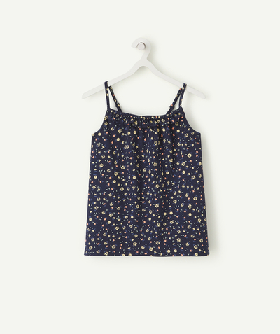 CategoryModel (8825585631374@189)  - GIRLS' T-SHIRT IN RECYCLED FIBERS WITH A FLORAL PRINT