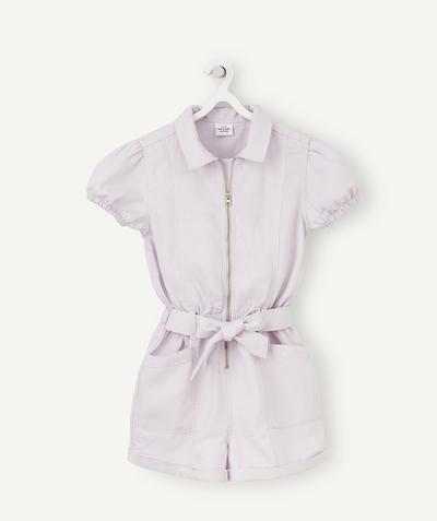 CategoryModel (8824503009422@13)  - GIRLS' PURPLE PLAYSUIT WITH A ZIP