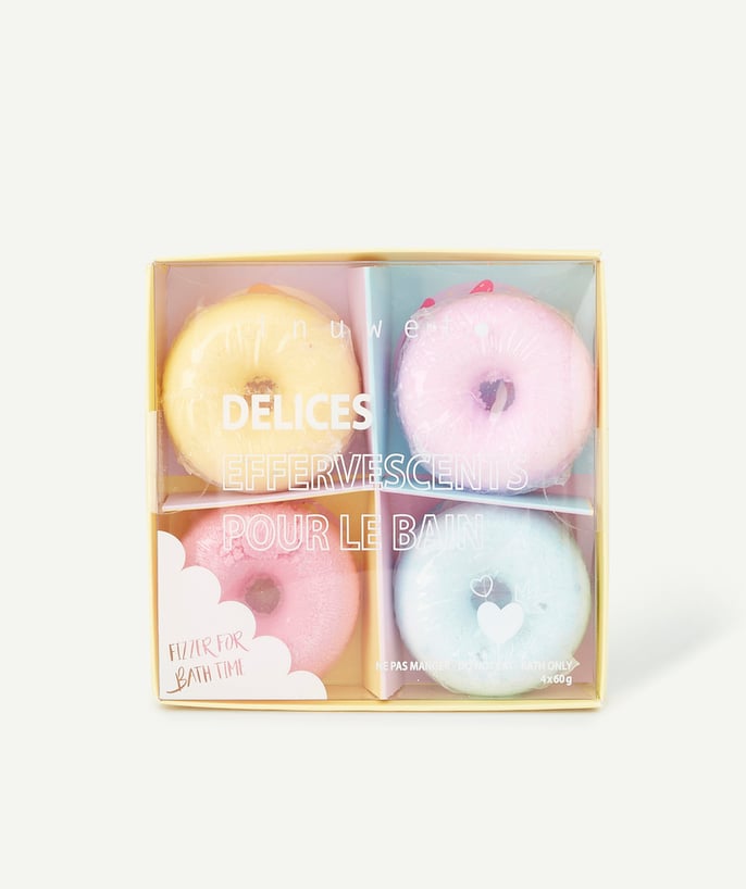   - COFFRET 4 BOMBES DE BAIN DONUTS EFFERVESCENTS