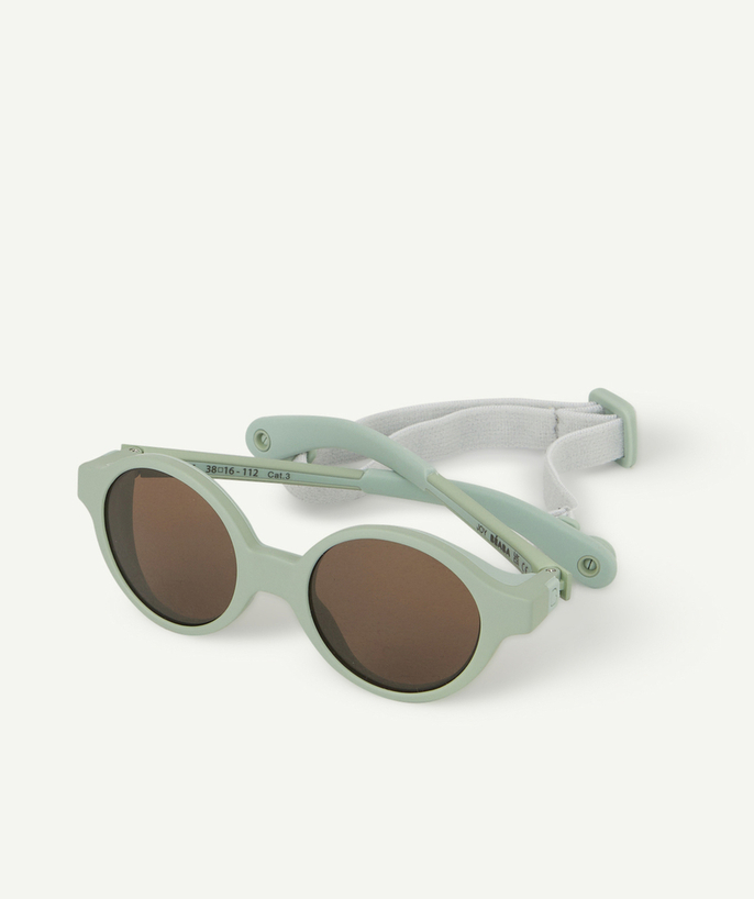   - BABIES' SAGE GREEN SUNGLASSES 9-24 MONTHS