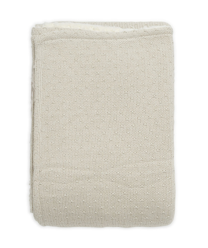   - NOUGAT TEDDY BLANKET 75 x 100