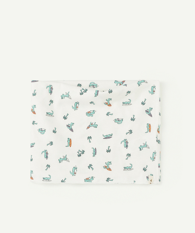 CategoryModel (8824437604494@9717)  - BOYS' SNOOD IN RECYCLED FIBRES PRINTED WITH CROCODILES