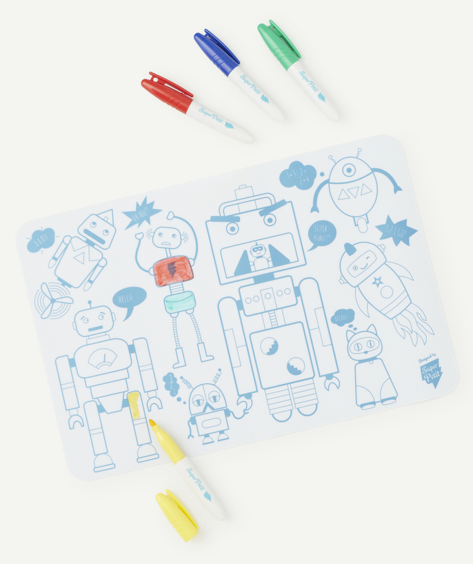   - ROBOT SILICONE COLOURING SET