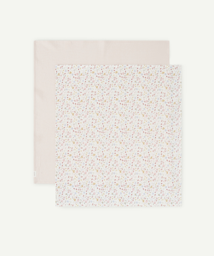   - FLOWERS SWADDLE CLOTHS 70 X 70