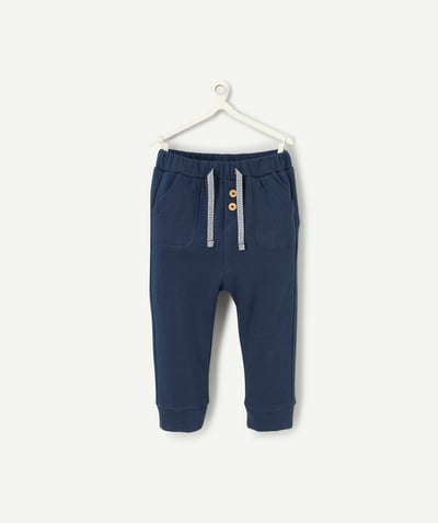 CategoryModel (8821755314318@1434)  - baby boy jogging suit in navy blue recycled fibers
