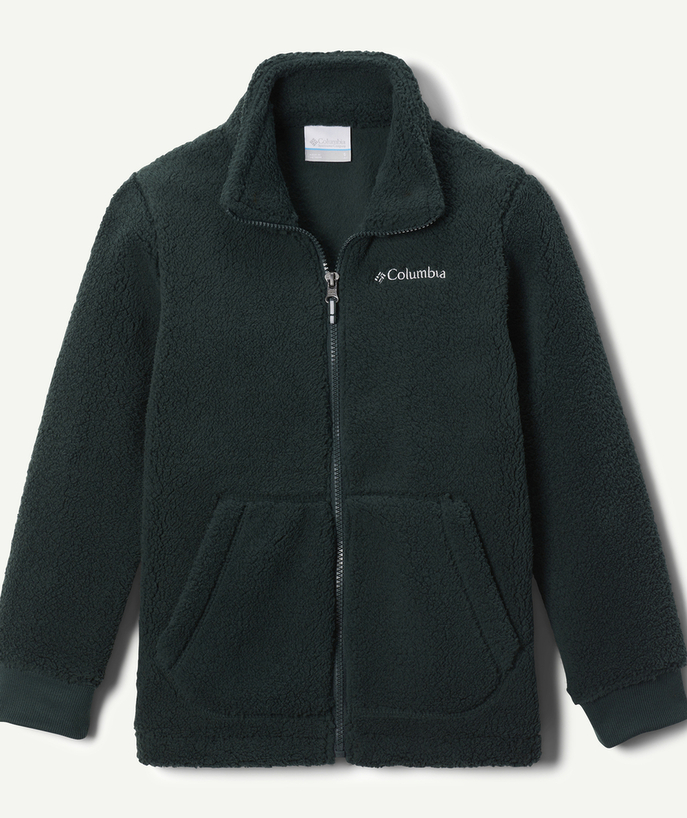   - RUGGED RIDGE II FOREST GREEN FLEECE JACKET WITH A ZIP