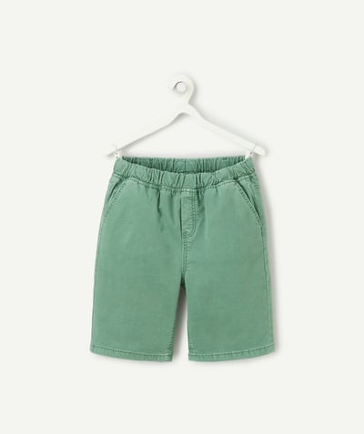 CategoryModel (8821761671310@552)  - boy's straight shorts in green cotton