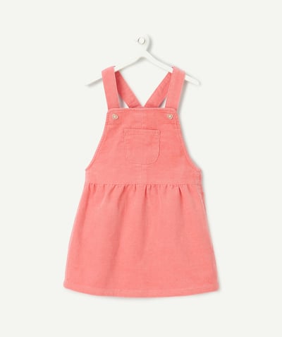 CategoryModel (8821752627342@2797)  - pink corduroy baby girl overall dress