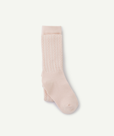 CategoryModel (8821759901838@505)  - pale pink knitted tights for girls