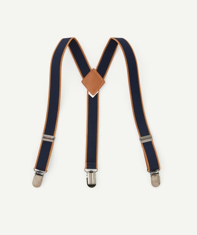 CategoryModel (8821755838606@31916)  - BABY BOYS' NAVY AND BROWN CLIP-ON BRACES