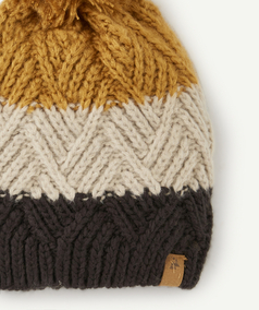 Ensemble hiver Taupe Etama - Snood, gants, et bonnet
