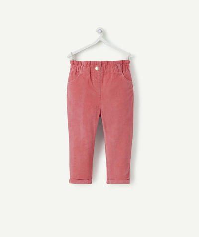 CategoryModel (8824896848014@10)  - pink corduroy baby girl relax pants