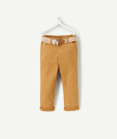 CategoryModel (8824667570318@1406)  - BABY BOY CAMEL CHINO PANTS WITH BELT