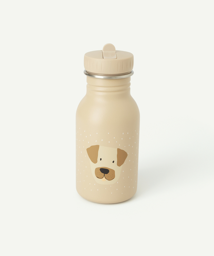   - GOURDE 350 ML ENFANT BEIGE CHIEN