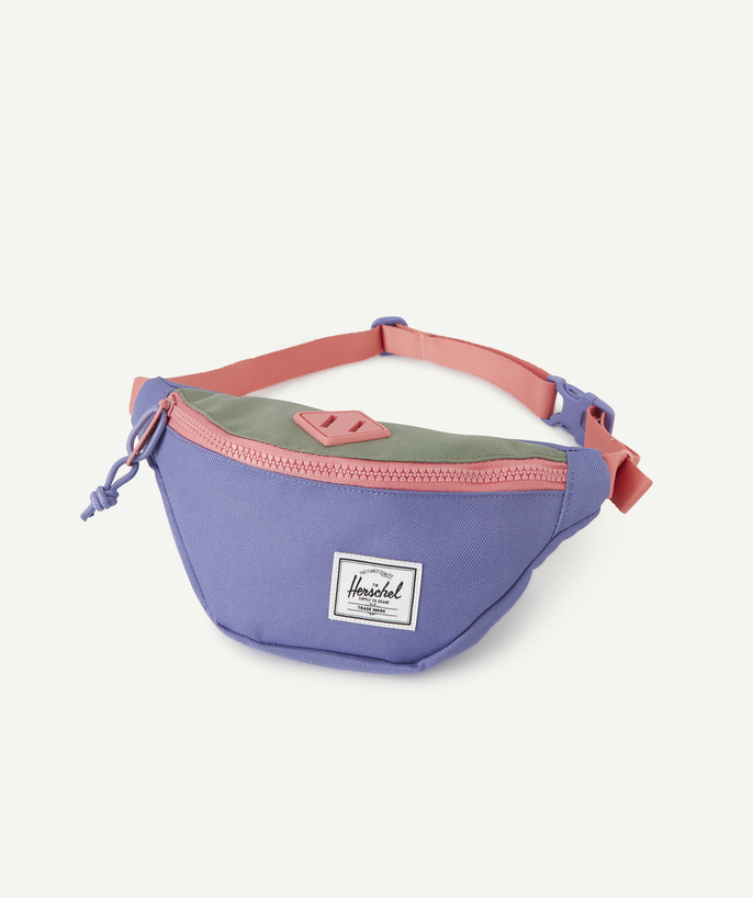   - SAC BANANE HERITAGE BLEU ROSE ET VERT